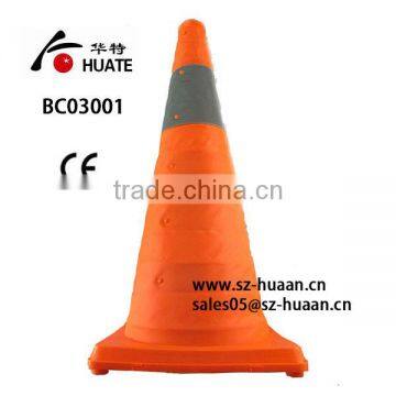 PP traffic cones high visibility traffic cone/ safety folding traffic cones