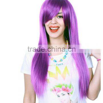 Bright Colorful Women Synthetic Hair Wig Halloween Cosplay Costume Party Wigs High Quality photo-6
