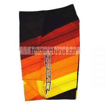 Orange Color 150g Meach Microfiber Men's Casual Board Shorts photo-3