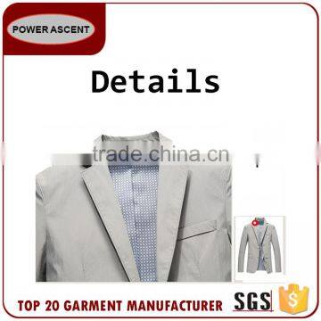 Wholesale Fashion Men Spring Summer Suit Jacket Blazer For Popular photo-4