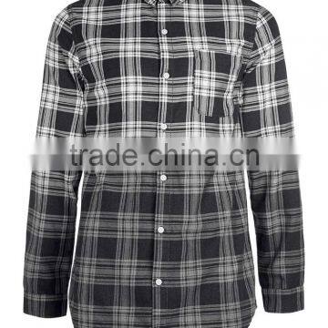 Man Gingham Shirts Mens Casual Plaids Dress Casual Shirts photo-3
