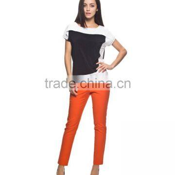 Fashional white and black t shirt wholesale