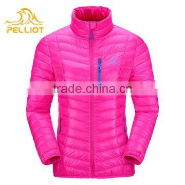 OEM Women Ultralight Down Jacket Stand Collar Winter Coats