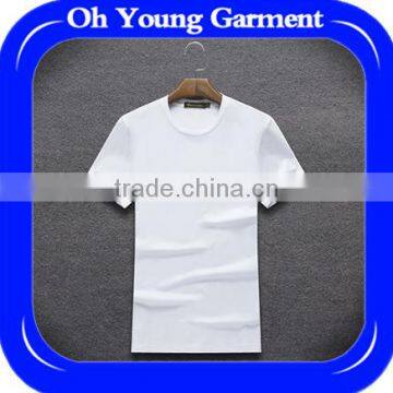 Cotton Spandex ladies white t shirts women round neck wholesale china