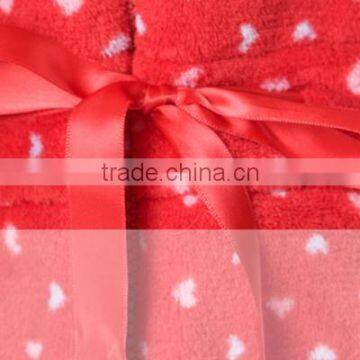 Heart Printing Hooded Zipper Unlined Upper Garment photo-5