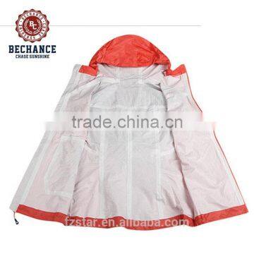 2016 Women's Fashion Spring Waterproof and Windproof Clothing Hoody Jackets for Wholesale Clothing photo-3