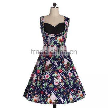 walson Womens Ladies New Floral Vintage 1950s Rockabilly vintage Tea Dress