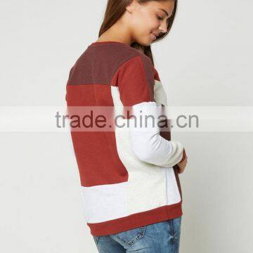 2016 Wensfashion Custom Women Leather Sleeve Sweatshirt and Long Sleeved Sweatshirt photo-6