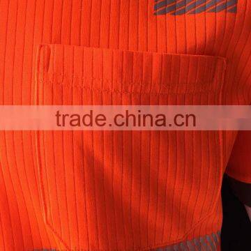 Mens Short Sleeve Fluorescent Interlock Bulk Poly/cotton High Visibility Polo Shirt photo-5