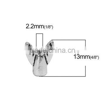 Zinc Based Alloy Spacer Beads Antique Silver photo-2