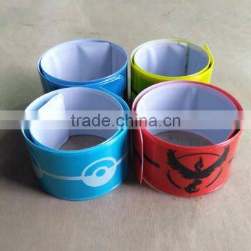 China EN471 hi Vis Reflective Color Elastic Slap Band Captain Armband photo-6