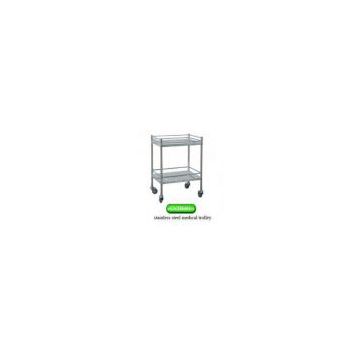 stainless steel nursing  medical equipment trolley L720 x W430 x H800mm