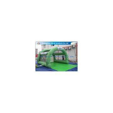 Green Paintball Enclosures Durable Inflatable Sports Dome Tent for Interactive Sports