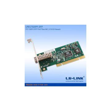 LR-LINK PCI 100FX SFP Port Fiber NIC Network Interface Card  (VT6105 Based)