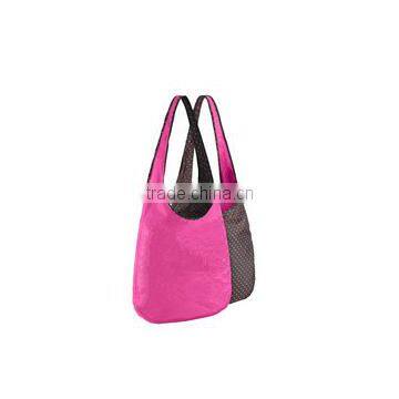 Sunshin HOT pink custom tote shopping non woven bag