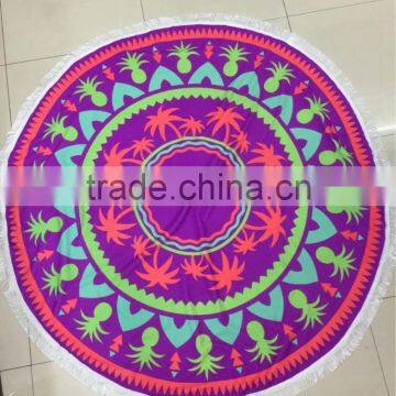 Mandala Round Beach Towel Mandala Cotton Roundie