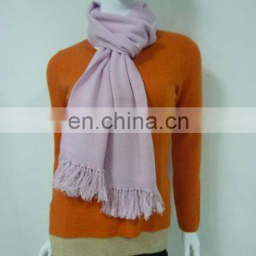 12gg flat knit luxury soft cashmere scarf wholesale