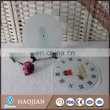 Sublimation Blank Tempered Glass Clock Digital Clock Face Square Clock Face photo-3