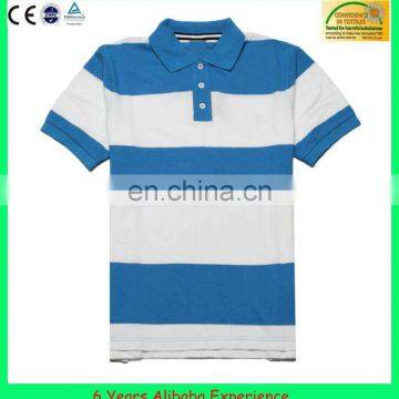 2014 Mens High Quality Stripe Cotton Polo Shirt Design - 6 Years Experience