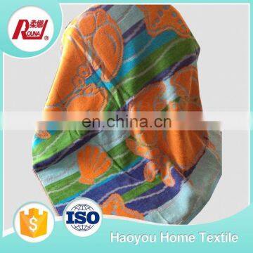 Buy Direct from China Factory 100% Cotton Jacquard Beach Towel