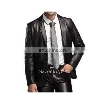 Mens Leather Blazers