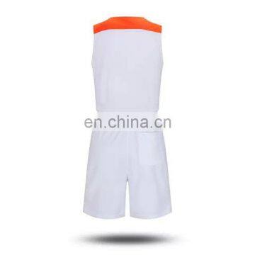 Plain cheap white color men sports uniform sleeve design