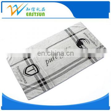 wholesaler customized printed microfiber soft new promotional polyester cotton beach towels