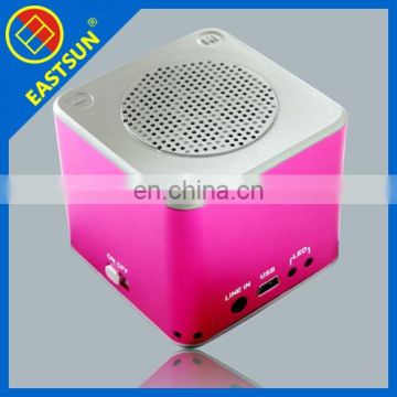 EASTSUN Fashion Mini Rechargeable Wireless Bluetooth Speakers for iPhone iPad Cell Phone Notebook Laptop