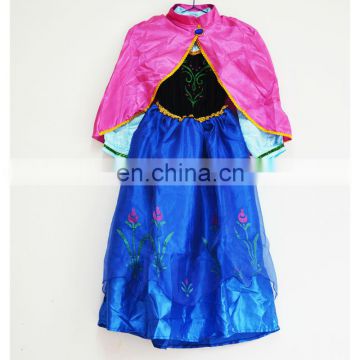 Wholesale frozen princess anna dress costume factory in China KC-0019