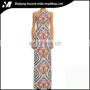 Women party fashion Comfortable Flowin Smoot long Elegant dress