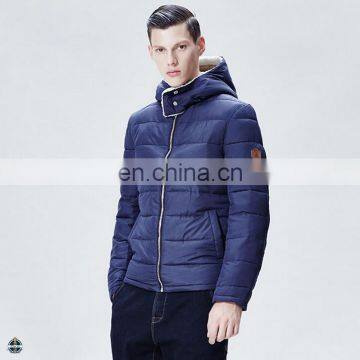 T-MJ513 Guangzhou Factory Wholesale Man Fur Hood Padded Jacket