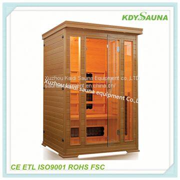 High quality one person solid wood steam sauna room