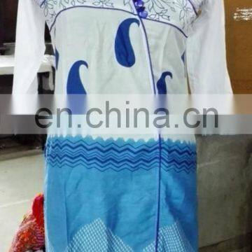 Block printed cotton Full sleeve Long Kurti Ladies Kurti Jaipur wholesaler India 2016