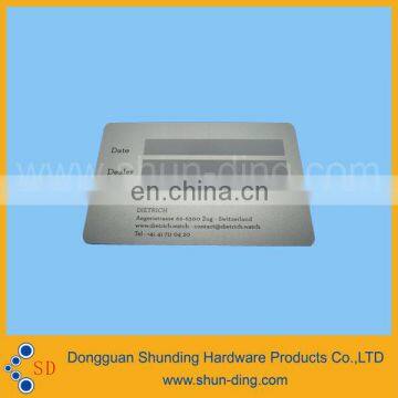 High Quality Aluminum Business Card Blank photo-3