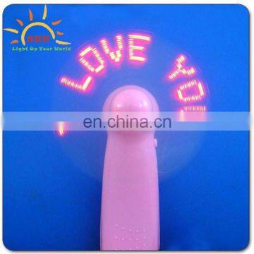 light up party favor led fan mini fan with lanyard led mini fan