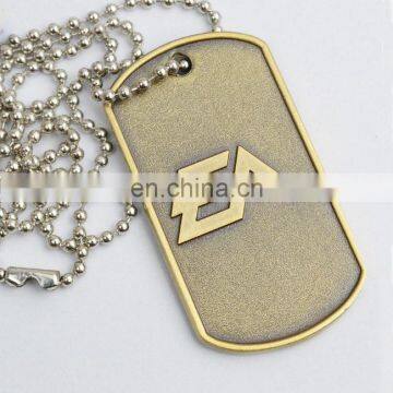 2016 Cheap Raised Metal Aluminum Dog Tags With Ball Chains photo-2