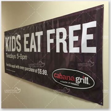 outdoor vinyl banner and mesh banner printing