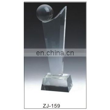 Newest promotional basket ball acrylic trophy