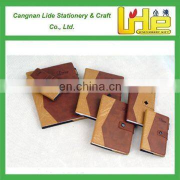 2016 custom promotional felt cover leather cover office using hardcover notebook