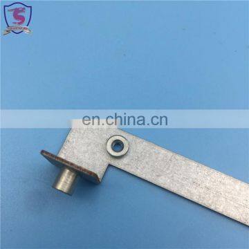 Custom steel stamping metal parts zinc plated I bracket