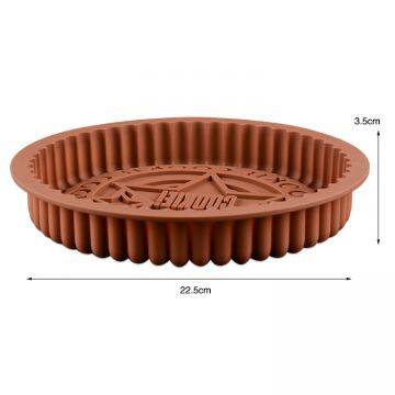 Free Sample Food Grade Heat resistant Nontoxic Silicone Cake Mould Baking Mousse Pudding Mould Tool Cake Pan Fruit Pie