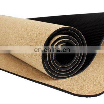 Eco-Friendly Yoga Mat Organic Cork & Natural Rubber Mat for Health photo-3