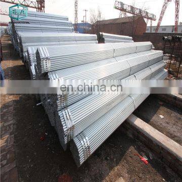 astm a671 astm a450 bs 1387 85 bright galvanized round steel pipe tube in stock