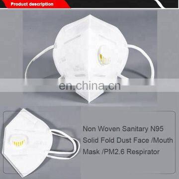 China Exporter Sale 3 Ply Pleated Filter Ffp3 Washable Dust Masks