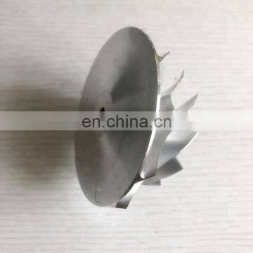 GT3582 451644-0005 61.33/82.00mm 11+0 Blades Cutback:0.0 Turbo Billet/aluminum 2618/milling Compressor Wheel for Racing photo-3