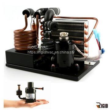 HVAC Company For R134A 12V DC Condensing Unit Mini Liquid Chiller Module for Liquid Cycle Cooling