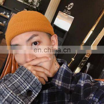 Beanie Hats Black Wool Plain Simple White Winter Acrylic Logo Character Style Fabric Warm Pattern photo-5