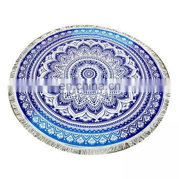 Quality Chinese Products Digital Print Circle Beach Towels Microfiber Round Turkish Beach Towel With Tassels photo-7