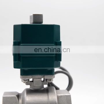 on-off CTF-001 10nm ss304 dn25 5vdc dn 50 24v motorised ball valve