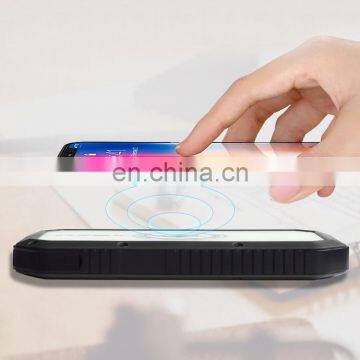 20000mah Large Capacity Wireless Solar Charger Power Bank With LED Light